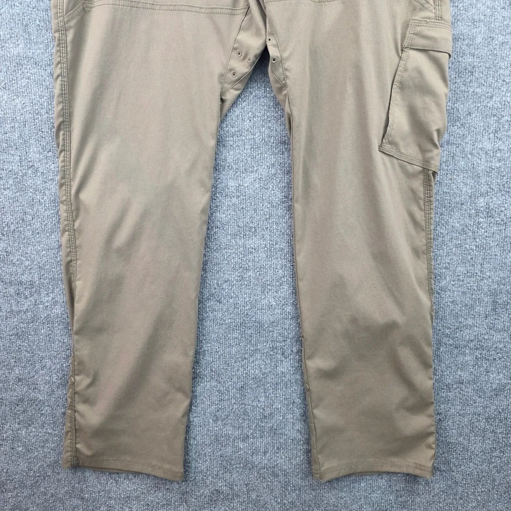 PrAna Straight Fit‎ Cargo Pants Mens 40x32 Khaki Outdoor Hiking Camping